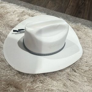 White cowboy hat